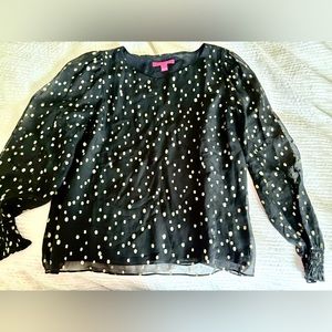 Lilly Pulitzer Silk Top, Blouse size L
